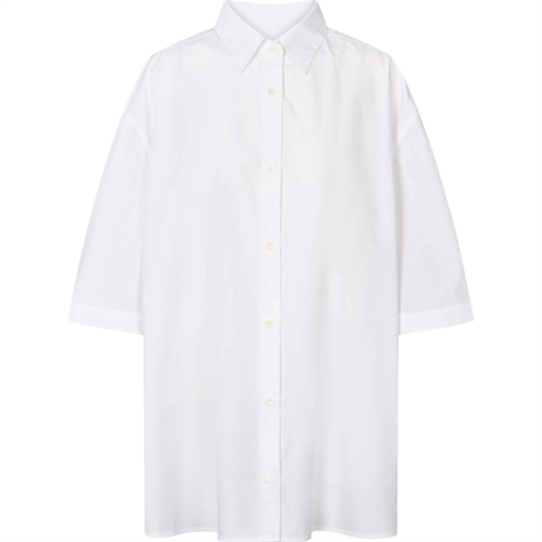 GAI + LISVA JOHANNE S/S POPLIN SHIRT WHITE